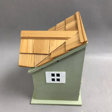 Load image into Gallery viewer, Light Green Townhouse Birdhouse (8x7)
