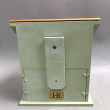 Load image into Gallery viewer, Light Green Townhouse Birdhouse (8x7)
