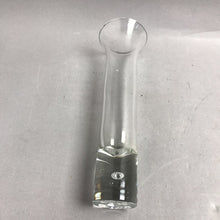 Load image into Gallery viewer, Vintage Controlled Bubble Base Art Glass Flared Vase (10")
