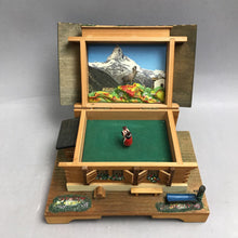 Load image into Gallery viewer, Vintage Reuge Handcrafted Wooden Swiss Chalet Music Box(4x7)
