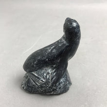Load image into Gallery viewer, Vintage Wolf Original Carved Soapstone Sea Lion Sculpture Figure (3")

