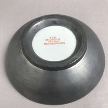 Load image into Gallery viewer, Chinese Porcelain Pewter Rim Ashtray Tobacco Leaf Pattern (6")
