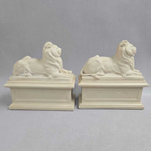Load image into Gallery viewer, New York Public Library Alva Museum Replica Reclining Lion Bookends (7x3x6.5) (As-Is)
