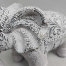 Load image into Gallery viewer, Ornate Lavender Elephant Figurine (~5x7.5x3.5)
