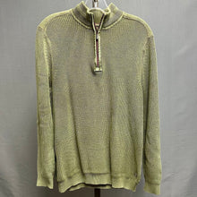 Load image into Gallery viewer, Tommy Bahama Washed Olive Sandover Fit Quarter Zip Sweater (M)
