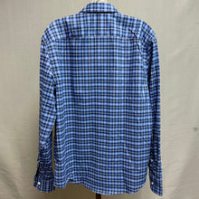 Load image into Gallery viewer, Untuckit Blue Plaid Button Down Long Sleeve Shirt (M)
