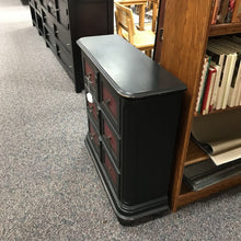 Load image into Gallery viewer, Pulaski Black / Red 3 Drawer Dresser (25x34x12)
