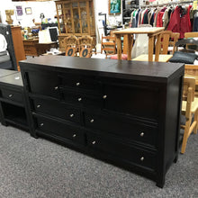 Load image into Gallery viewer, Lifestyle Solutions Black Dresser 6 Drawer, Jewelry Compartment (48x67x18)
