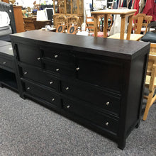 Load image into Gallery viewer, Lifestyle Solutions Black Dresser 6 Drawer, Jewelry Compartment (48x67x18)
