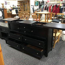 Load image into Gallery viewer, Lifestyle Solutions Black Dresser 6 Drawer, Jewelry Compartment (48x67x18)
