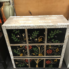 Load image into Gallery viewer, Multicolor Floral Dresser 3 Drawer (39x38x16)
