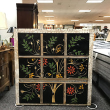 Load image into Gallery viewer, Multicolor Floral Dresser 3 Drawer (39x38x16)
