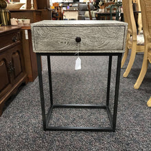 Load image into Gallery viewer, Grey Nightstand / End Table w/Drawer (28x20x13)
