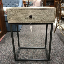 Load image into Gallery viewer, Grey Nightstand / End Table w/Drawer (28x20x13)
