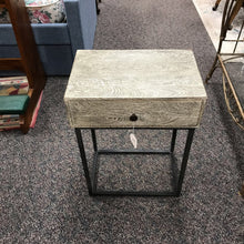 Load image into Gallery viewer, Grey Nightstand / End Table w/Drawer (28x20x13)
