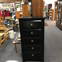 Load image into Gallery viewer, Black Dresser 5 Drawer (50x24x16)

