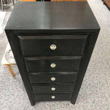 Load image into Gallery viewer, Black Dresser 5 Drawer (50x24x16)
