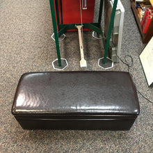 Load image into Gallery viewer, Black Ottoman w/ Storage (16x36x16)
