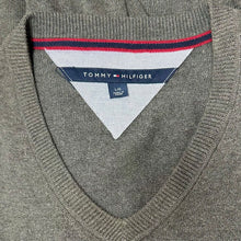 Load image into Gallery viewer, Tommy Hilfiger Charcoal V-Neck Sweater (L)
