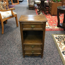 Load image into Gallery viewer, Baker Oak End Table/Stand w/3 Drawers (28x15x10)
