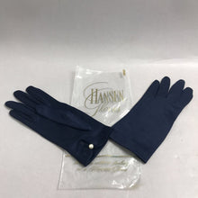 Load image into Gallery viewer, Vintage Hanson Navy Blue Sunday Gloves (S)
