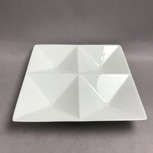 Load image into Gallery viewer, Vintage Kaj Franck Arabia Origami 4 Part Ceramic Dish (9.5x9.5)
