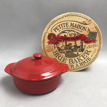 Load image into Gallery viewer, New Red Petite Maison Brie Baker - Wildly Delicious Co. Small Casserole Dish (2x5)
