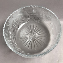 Load image into Gallery viewer, Vintage Royal Brierley Acid Etched Crystal Cut Glass Fruit Bowl (8") (Tiffany)
