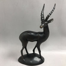 Load image into Gallery viewer, Hand Carved Wood Gazelle Antelope Deer Figure (12")
