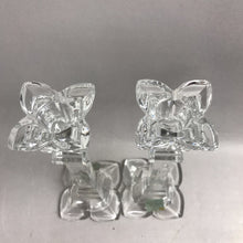 Load image into Gallery viewer, Mikasa Crystal Pair of Candlesticks (8")
