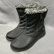 Load image into Gallery viewer, Totes Black Quilted Side Zip Waterproof Boots NIB (9)
