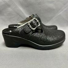 Load image into Gallery viewer, Alegria Black Classic Leather Clog Shoes NIB (6-6.5)
