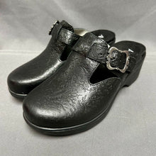 Load image into Gallery viewer, Alegria Black Classic Leather Clog Shoes NIB (6-6.5)
