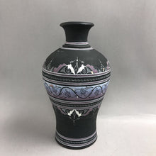 Load image into Gallery viewer, Black Pottery Vase (10")
