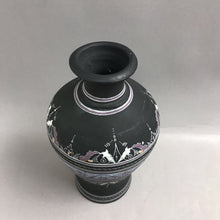 Load image into Gallery viewer, Black Pottery Vase (10")
