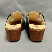 Load image into Gallery viewer, Alegria Black Floral Leather Clog Shoes NIB (6-6.5)
