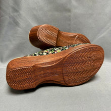 Load image into Gallery viewer, Alegria Black Floral Leather Clog Shoes NIB (6-6.5)
