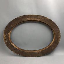 Load image into Gallery viewer, Vintage Antique Tiger Stripe Wood Oval Picture Frame (24x19)(As Is)
