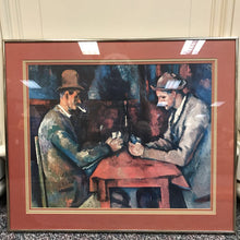 Load image into Gallery viewer, Framed The Card Players Print (25x21)

