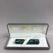 Load image into Gallery viewer, Flordland New Zealand Refillable Perfume Bottle Aqua Blue Case (3.5")
