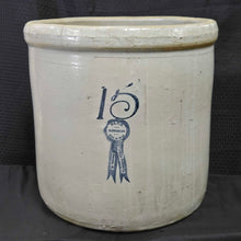 Load image into Gallery viewer, Blue Ribbon Brand Stoneware Crock (15 Gallon) (As-Is)
