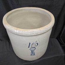 Load image into Gallery viewer, Blue Ribbon Brand Stoneware Crock (15 Gallon) (As-Is)
