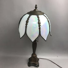 Load image into Gallery viewer, Tiffany Style Lamp with Tulip Glass Shade (24")(As Is)
