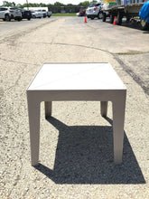 Load image into Gallery viewer, Plastic Outdoor End Table (16x16x16) 2 Avail
