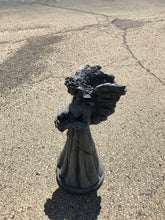 Load image into Gallery viewer, Black Concrete Marry Statue (19" T)
