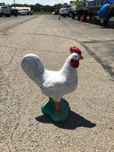 Load image into Gallery viewer, Concrete Rooster Statue (19"T) AS IS
