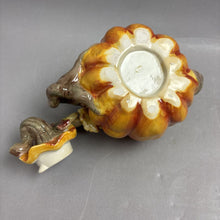 Load image into Gallery viewer, Pumpkin Teapot Thanksgiving Halloween Porcelain Decor (4")
