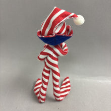 Load image into Gallery viewer, Annalee Patriotic Red Elf with Ooh Mouth (9")

