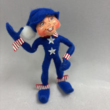 Load image into Gallery viewer, Annalee Patriotic Blue Elf (6")
