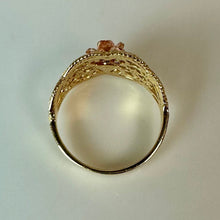Load image into Gallery viewer, 14K Yellow &amp; Rose Gold Beverly Hills Gold Rose Ring sz 6 (2.9g)
